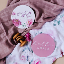 Load image into Gallery viewer, Snuggle Hunny Kids | Reversible Milestone Cards | Wanderlust and Dusk-Be.YOU.bébé