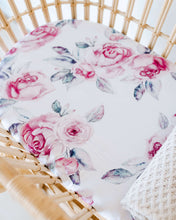 Load image into Gallery viewer, Snuggle Hunny Kids | Fitted Bassinet Sheet | Change Pad Cover | Lilac Skies-Be.YOU.bébé