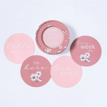 Load image into Gallery viewer, Snuggle Hunny Kids | Reversible Milestone Cards, Daisy & Musk Pink-Be.YOU.bébé