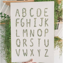 Load image into Gallery viewer, WATERCOLOUR PRINT | LEAFY ALPHABET