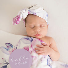 Load image into Gallery viewer, Snuggle Hunny Kids | Reversable Milestone Cards, Lilac Skies & Butterflies-Be.YOU.bébé