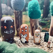 Load image into Gallery viewer, GRUFFALO THEMED NESTING DOLL