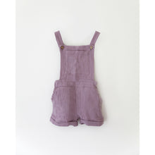 Load image into Gallery viewer, Mia Linen Overalls | Purple-Be.YOU.bébé