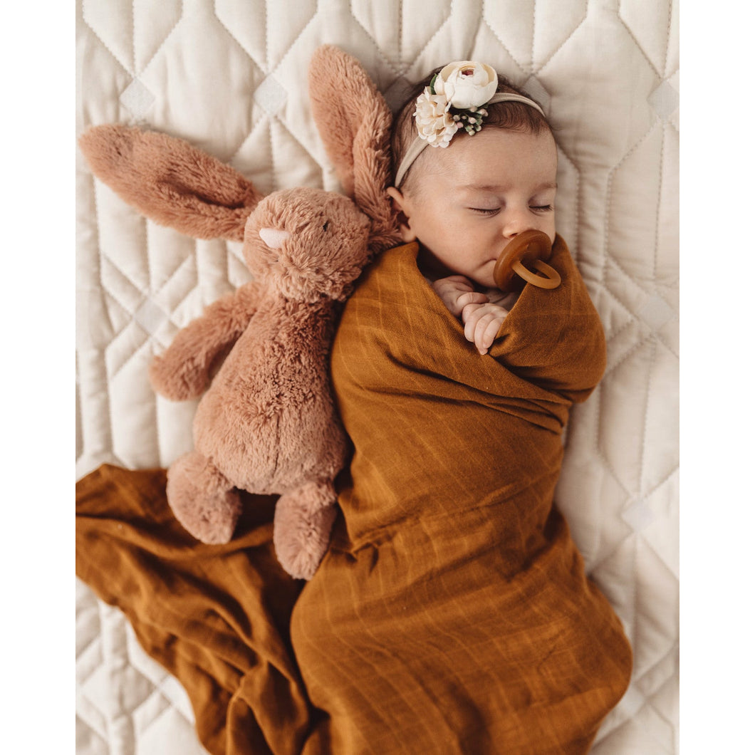 Snuggle Hunny Kids | Organic Muslin Wrap, Bronze-Be.YOU.bébé