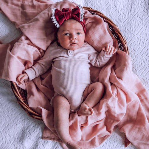 Snuggle Hunny Kids | Oragnic Cotton Wrap, Musk Pink-Be.YOU.bébé