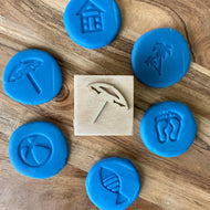 WOODEN PLAYDOUGH STAMPER | SUMMER TIME
