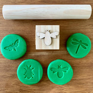 WOODEN PLAYDOUGH STAMPER | BUGS