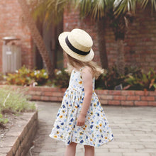 Load image into Gallery viewer, KIDS STRAW BOATER HAT

