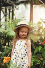 Load image into Gallery viewer, Kids Straw Boater Hat-Be.YOU.bébé
