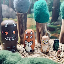 Load image into Gallery viewer, GRUFFALO THEMED NESTING DOLL

