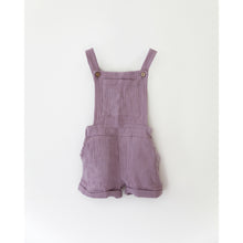 Load image into Gallery viewer, Mia Linen Overalls | Purple-Be.YOU.bébé
