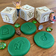 WOODEN PLAYDOUGH STAMPER | SECRET GARDEN